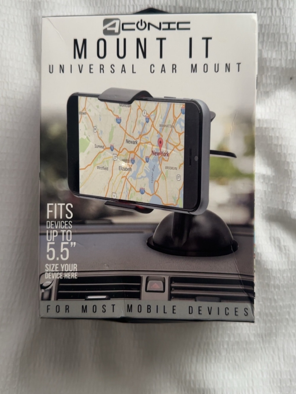 Mount It Universal Car Mount - Black